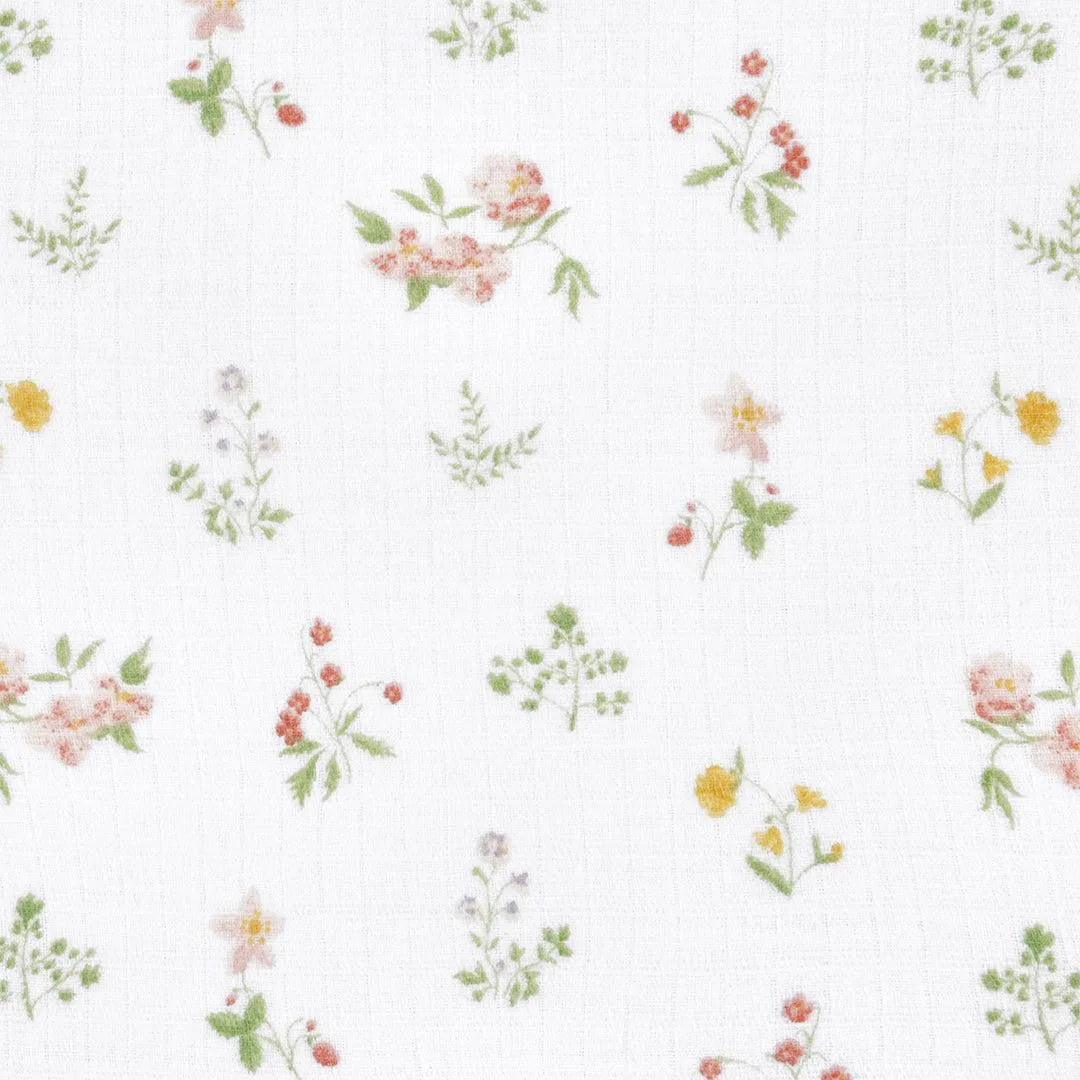 aden   anais Essentials Cotton Muslin Swaddle Blanket - 2 Pack - Country Floral