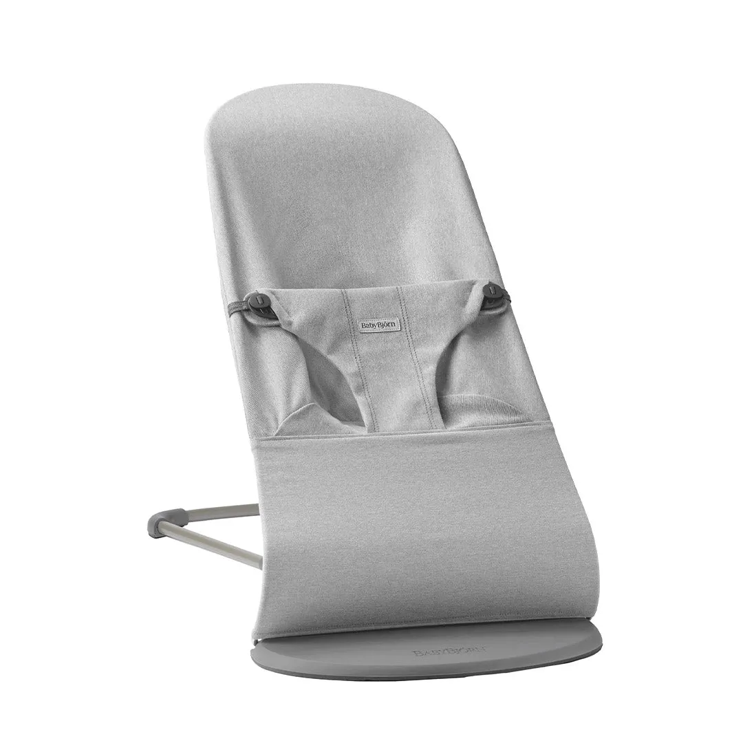 BabyBjrn Bouncer Bliss Woven Mlange - Light Grey