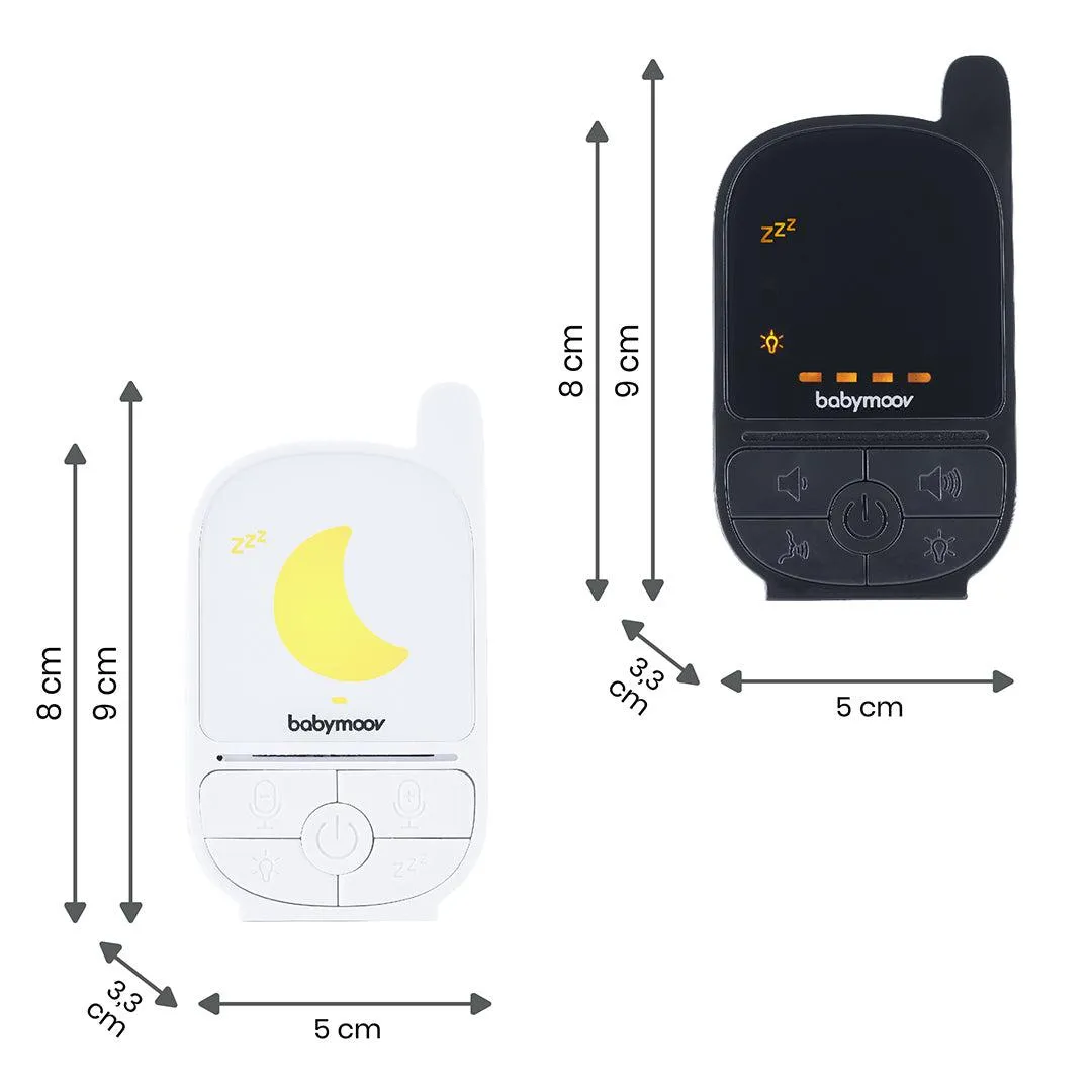 babymoov Handy Care Baby Monitor - Black   White