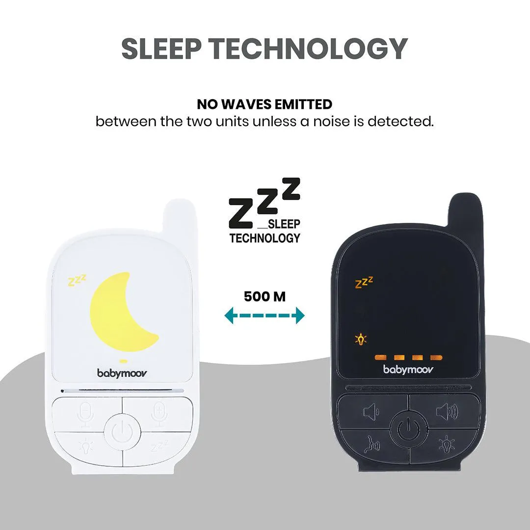babymoov Handy Care Baby Monitor - Black   White