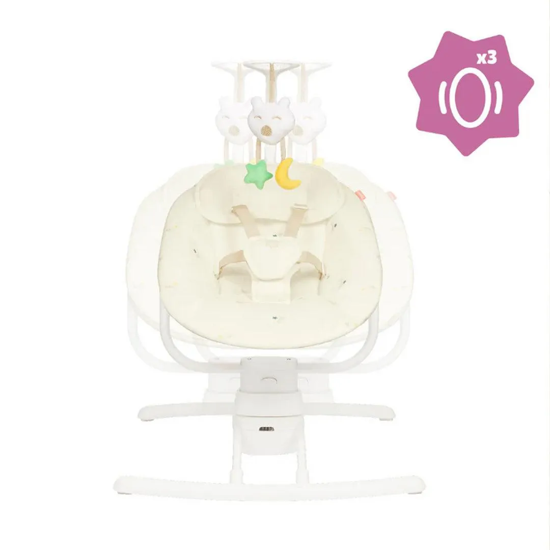 Badabulle Lateral Swing With Remote - Cream
