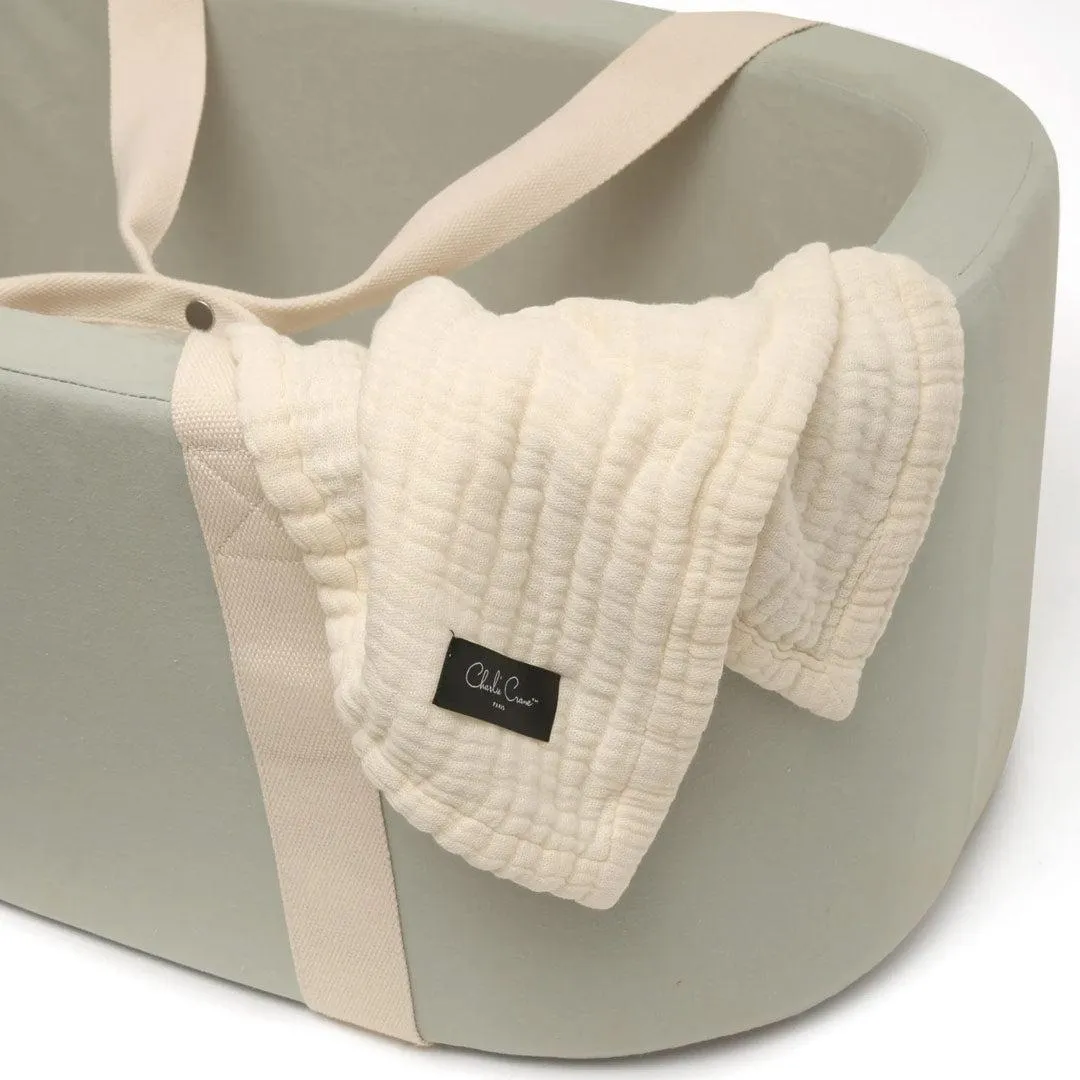 Charlie Crane Doli Blanket - Milk