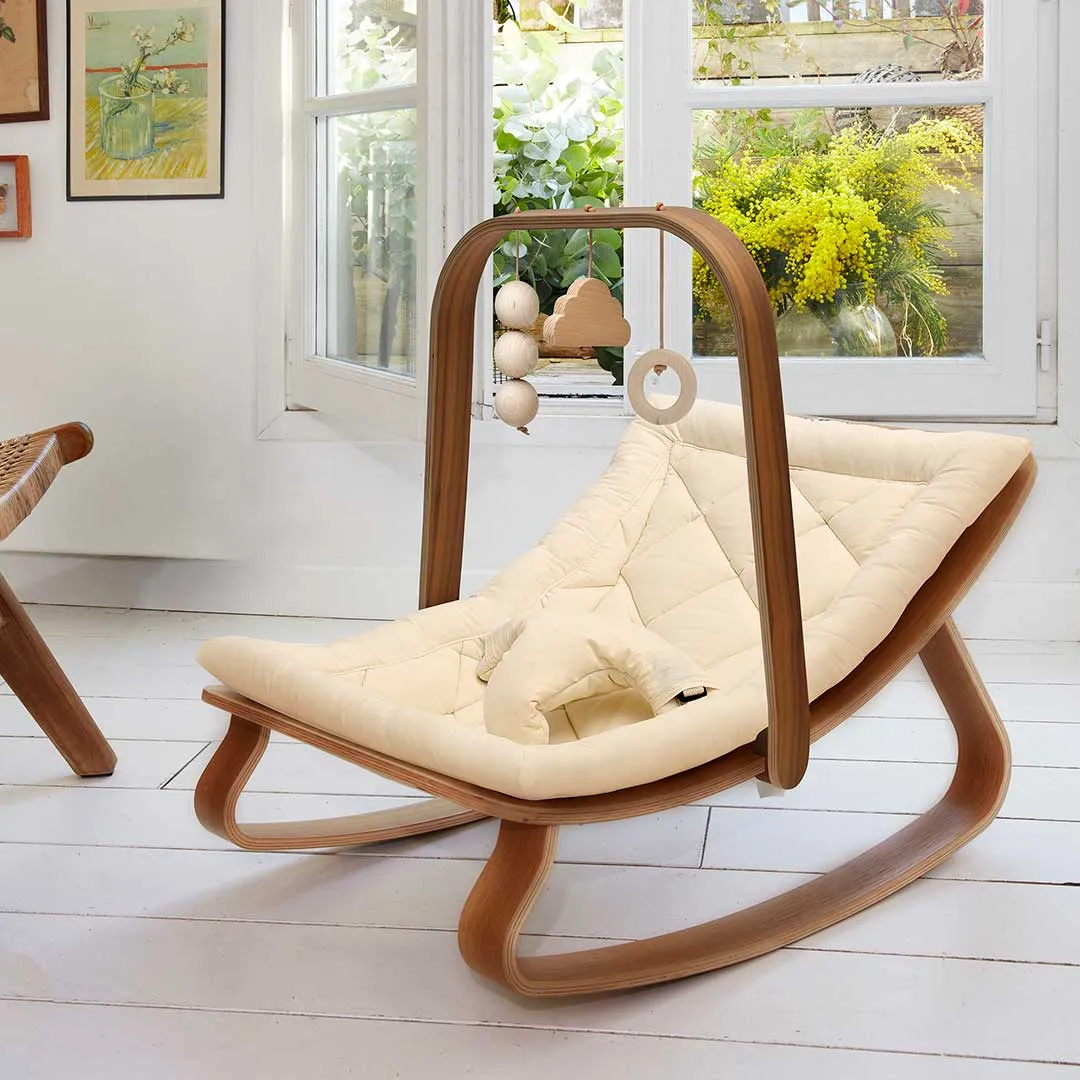 Charlie Crane LEVO Activity Arch - Walnut