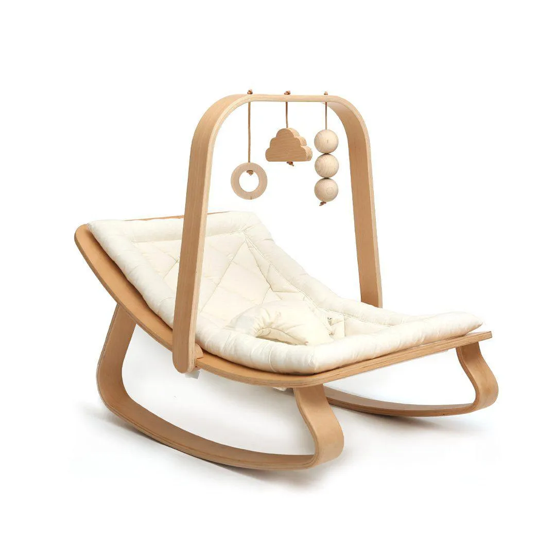 Charlie Crane LEVO Baby Rocker - Beech