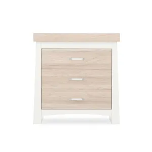 CuddleCo Ada 3-Drawer Dresser - White/Ash