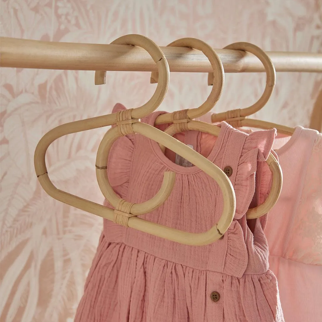 CuddleCo Aria Clothes Rail - Rattan