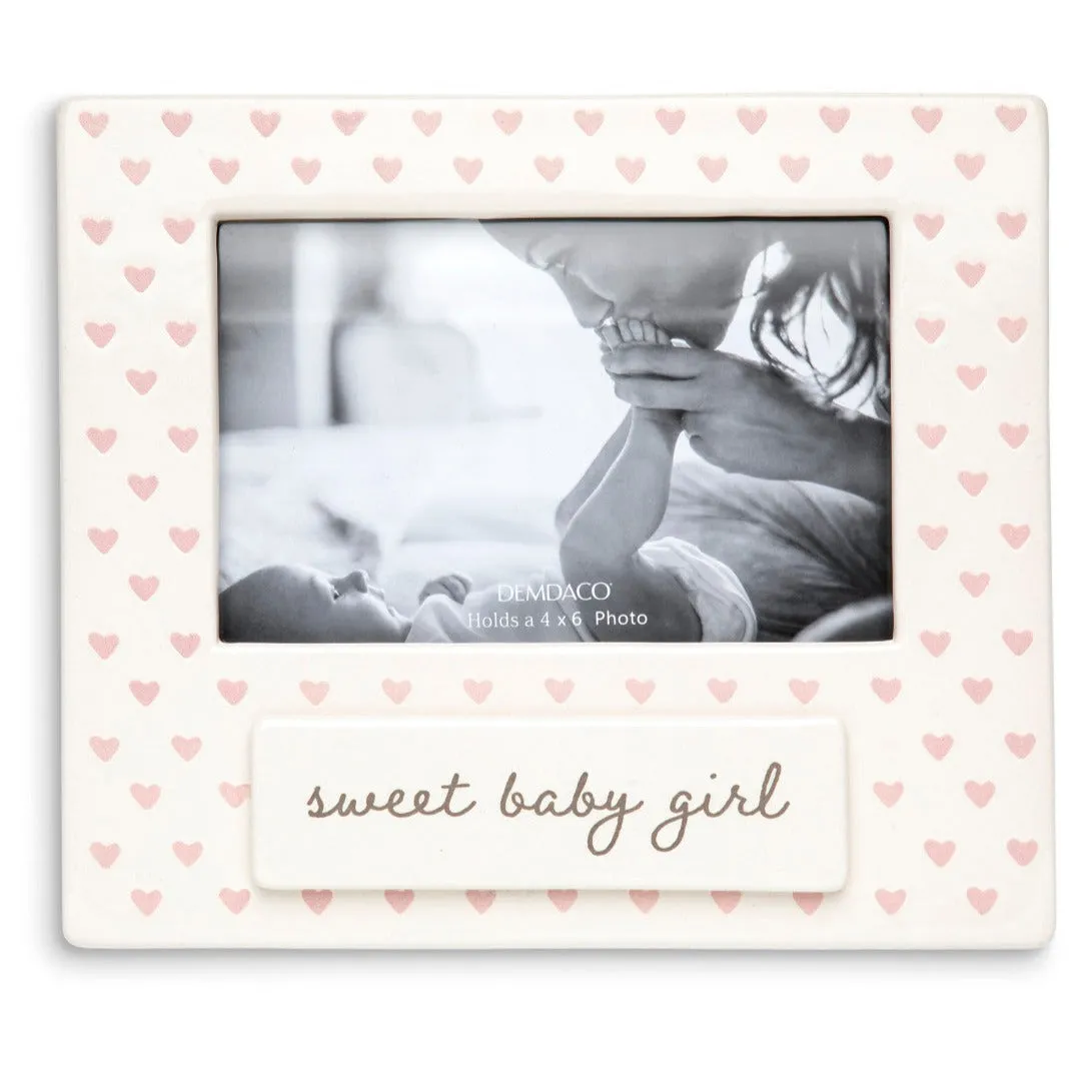 Demdaco Sweet Baby Girl Frame