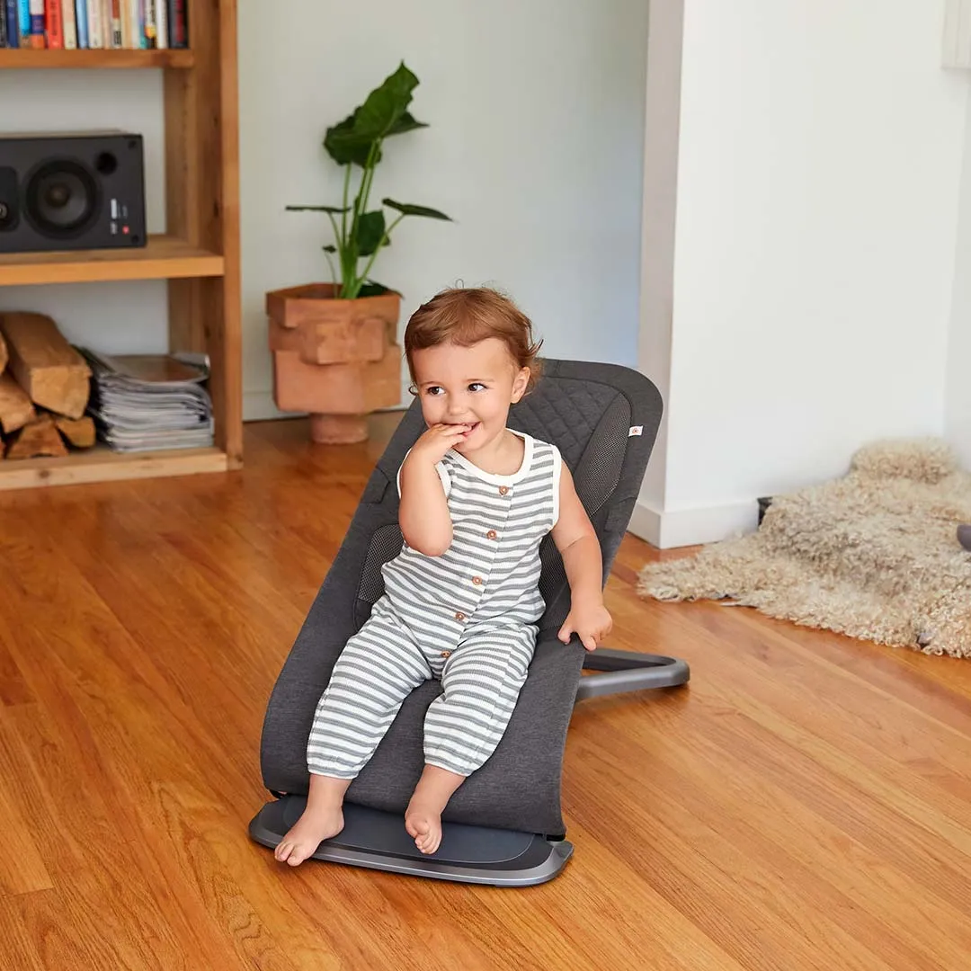 Ergobaby Evolve Baby Bouncer - Charcoal Grey