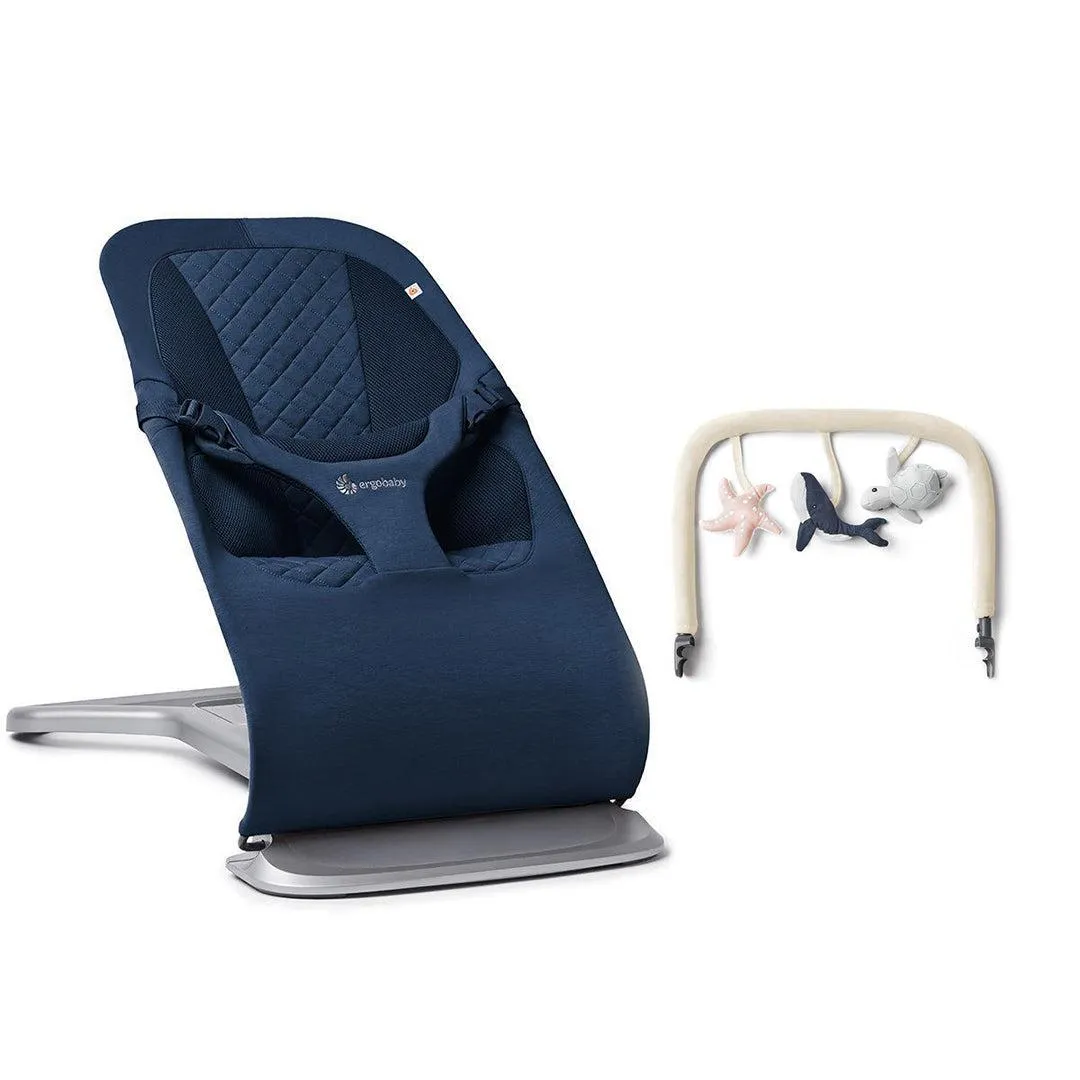 Ergobaby Evolve Baby Bouncer - Midnight Blue