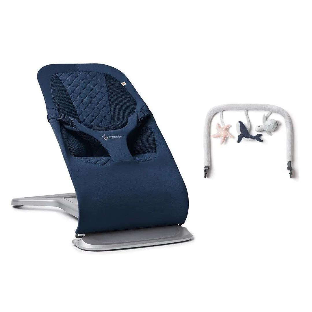 Ergobaby Evolve Baby Bouncer - Midnight Blue