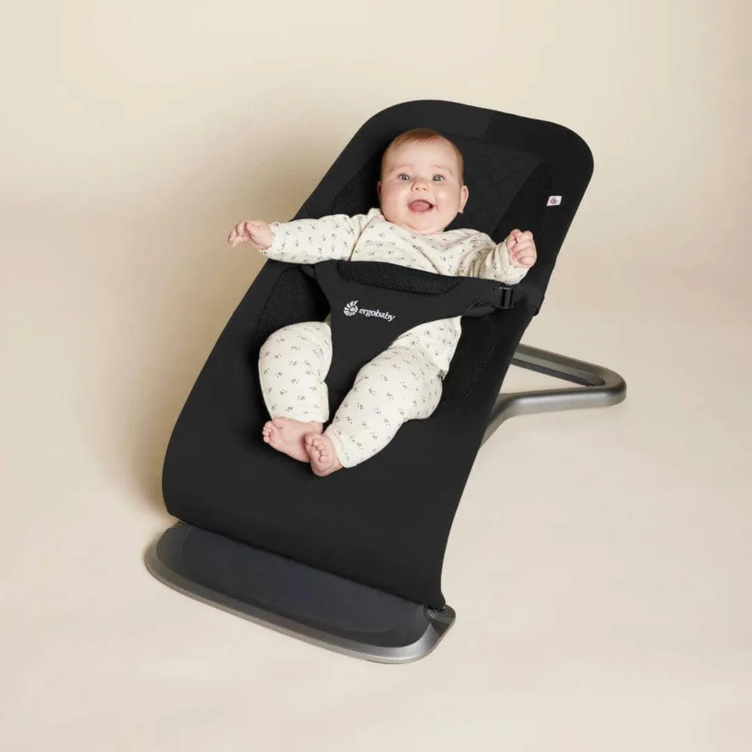 Ergobaby Evolve Baby Bouncer - Onyx Black