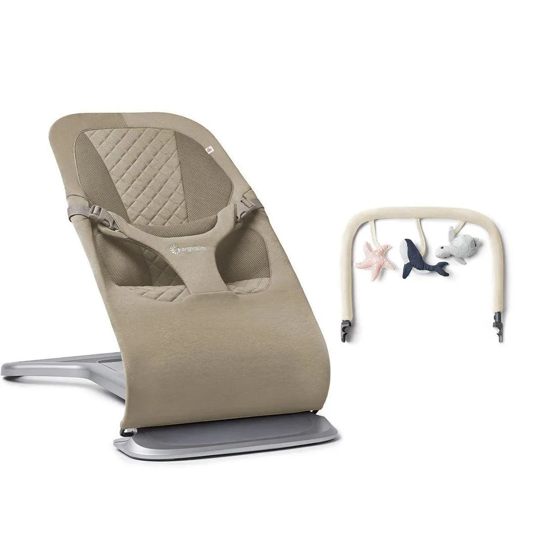 Ergobaby Evolve Baby Bouncer - Soft Olive