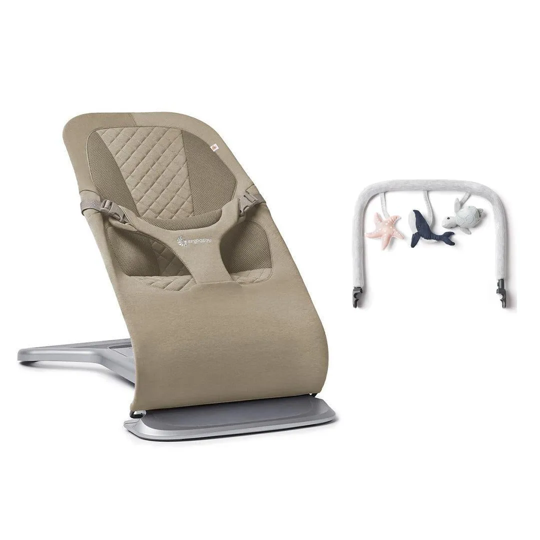 Ergobaby Evolve Baby Bouncer - Soft Olive
