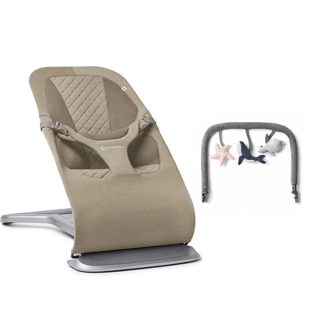 Ergobaby Evolve Baby Bouncer - Soft Olive