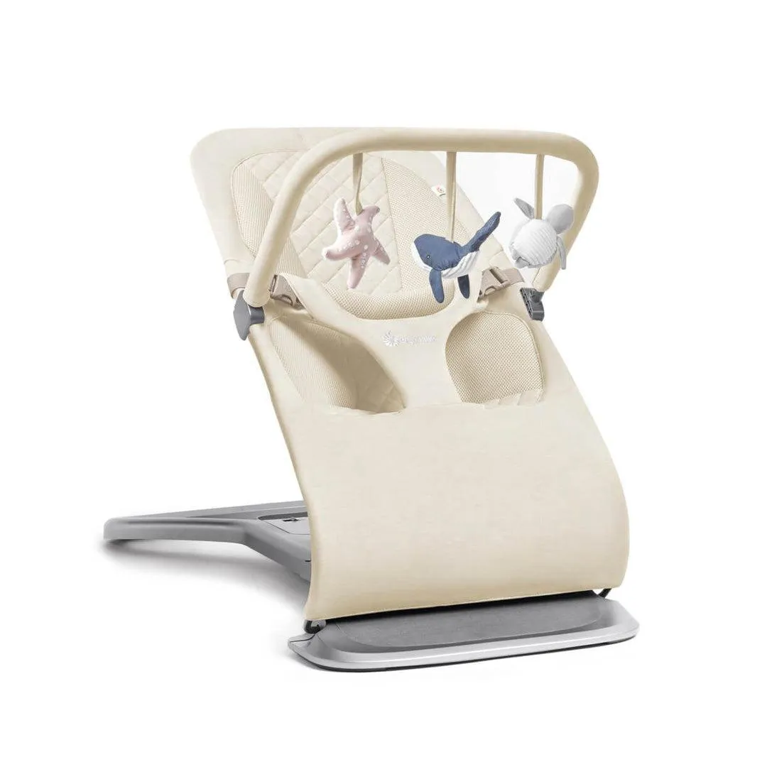 Ergobaby Evolve Bouncer Toy Bar - Ocean Wonders - Cream