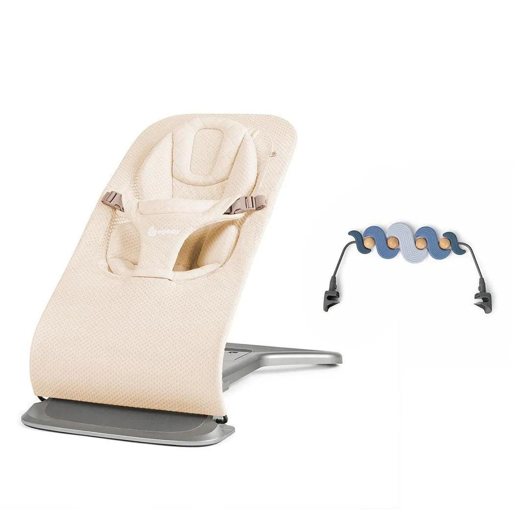 Ergobaby Evolve Mesh Baby Bouncer - Cream