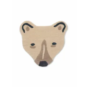 Ferm Living Tufted Polar Bear Head, Off White