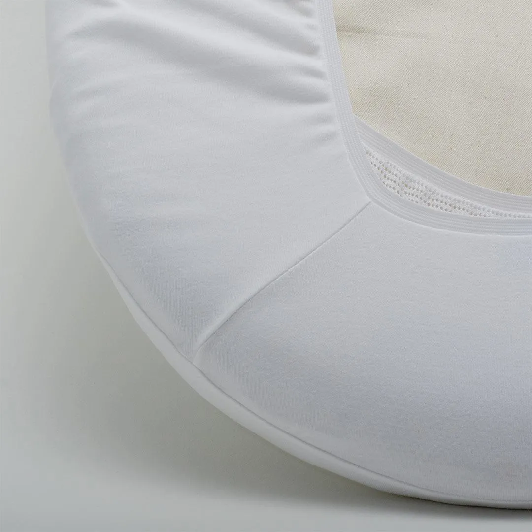 Gaia Baby Cot Fitted Sheets - White - 2 Pack
