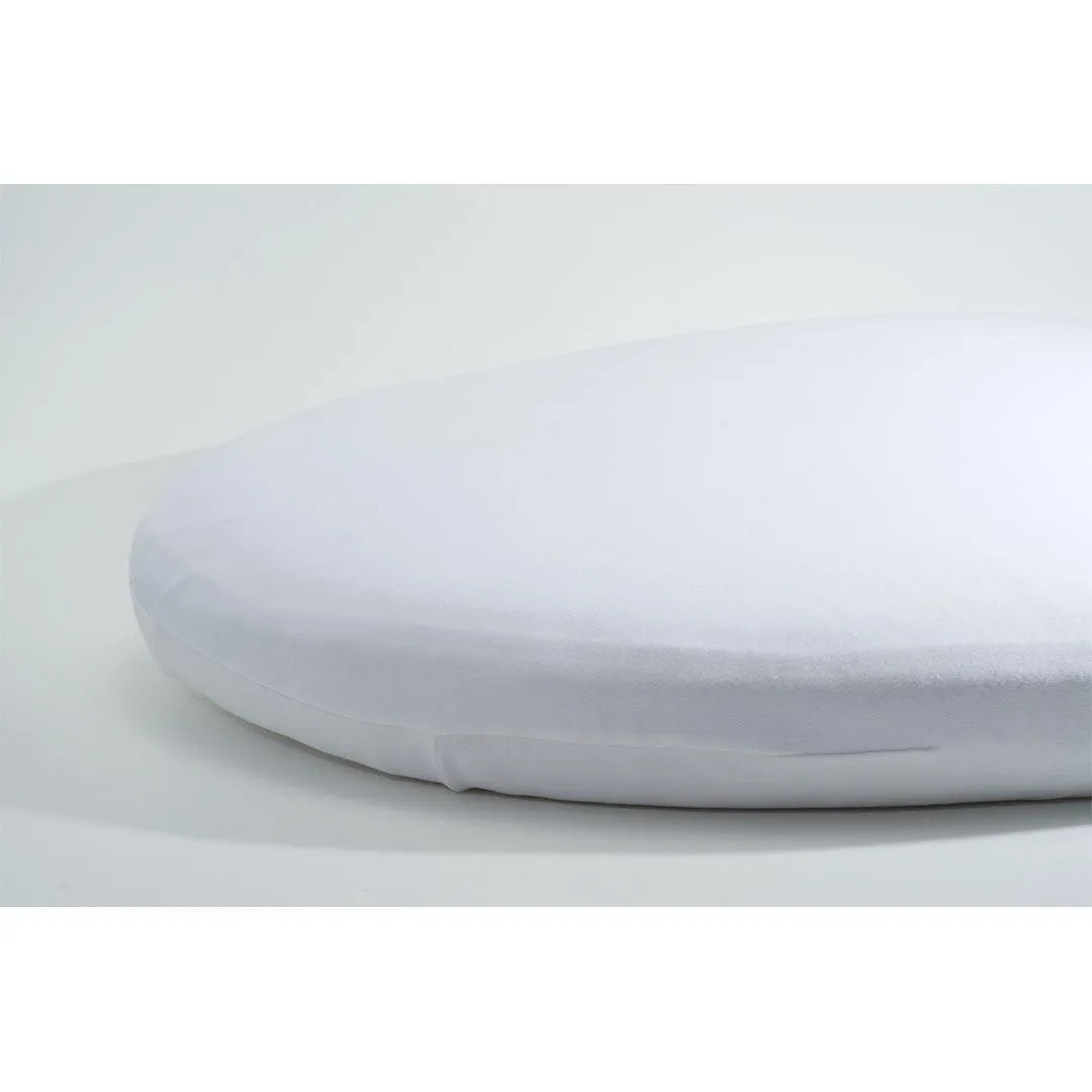 Gaia Baby Cot Fitted Sheets - White - 2 Pack