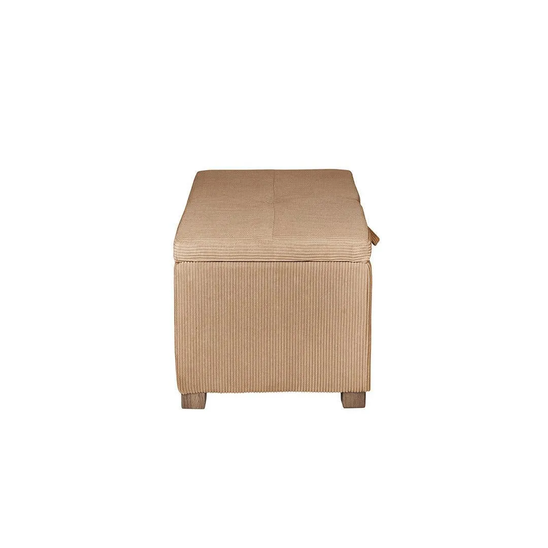 Gaia Baby Gaia Serena Footstool  - Caramel Corduroy