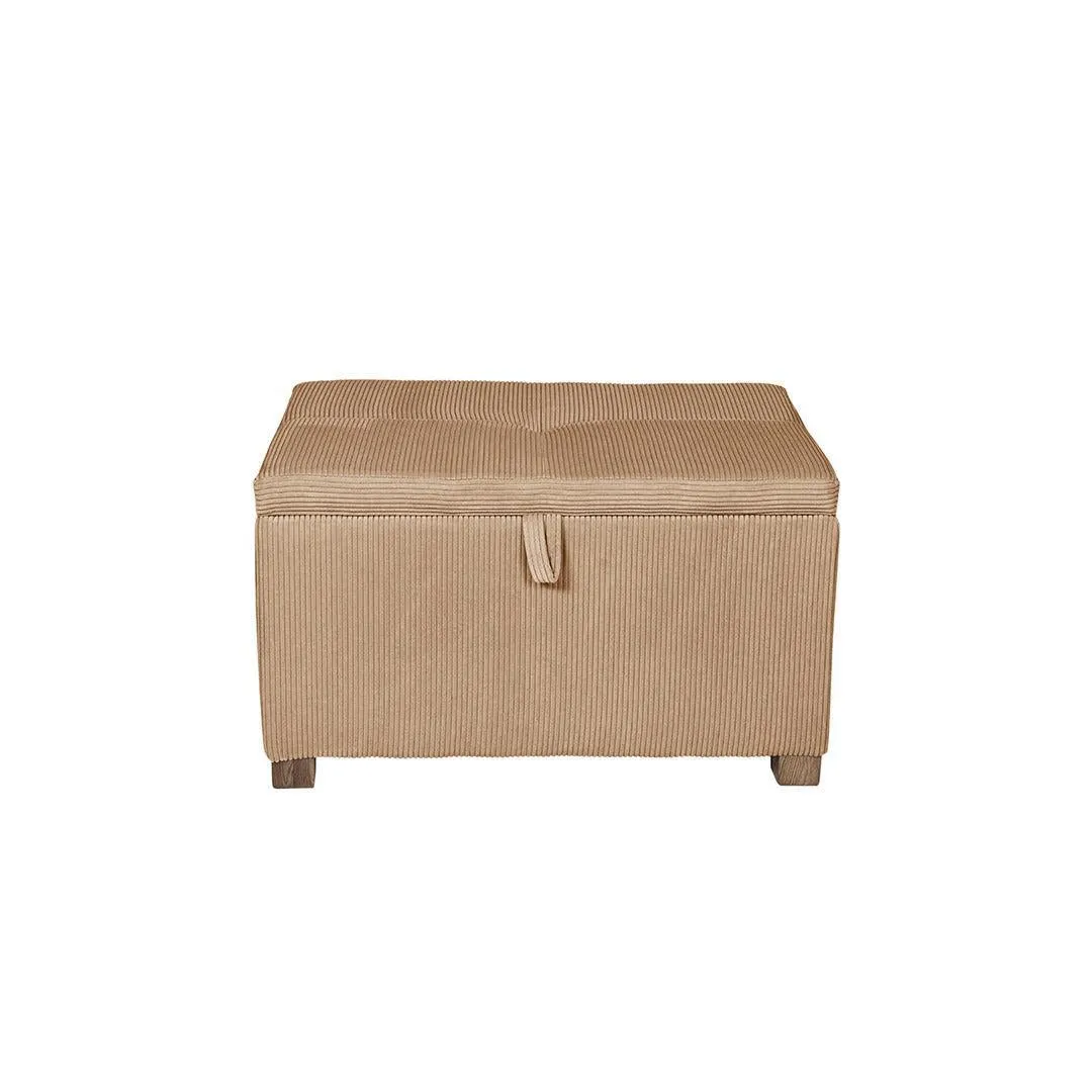 Gaia Baby Gaia Serena Footstool  - Caramel Corduroy