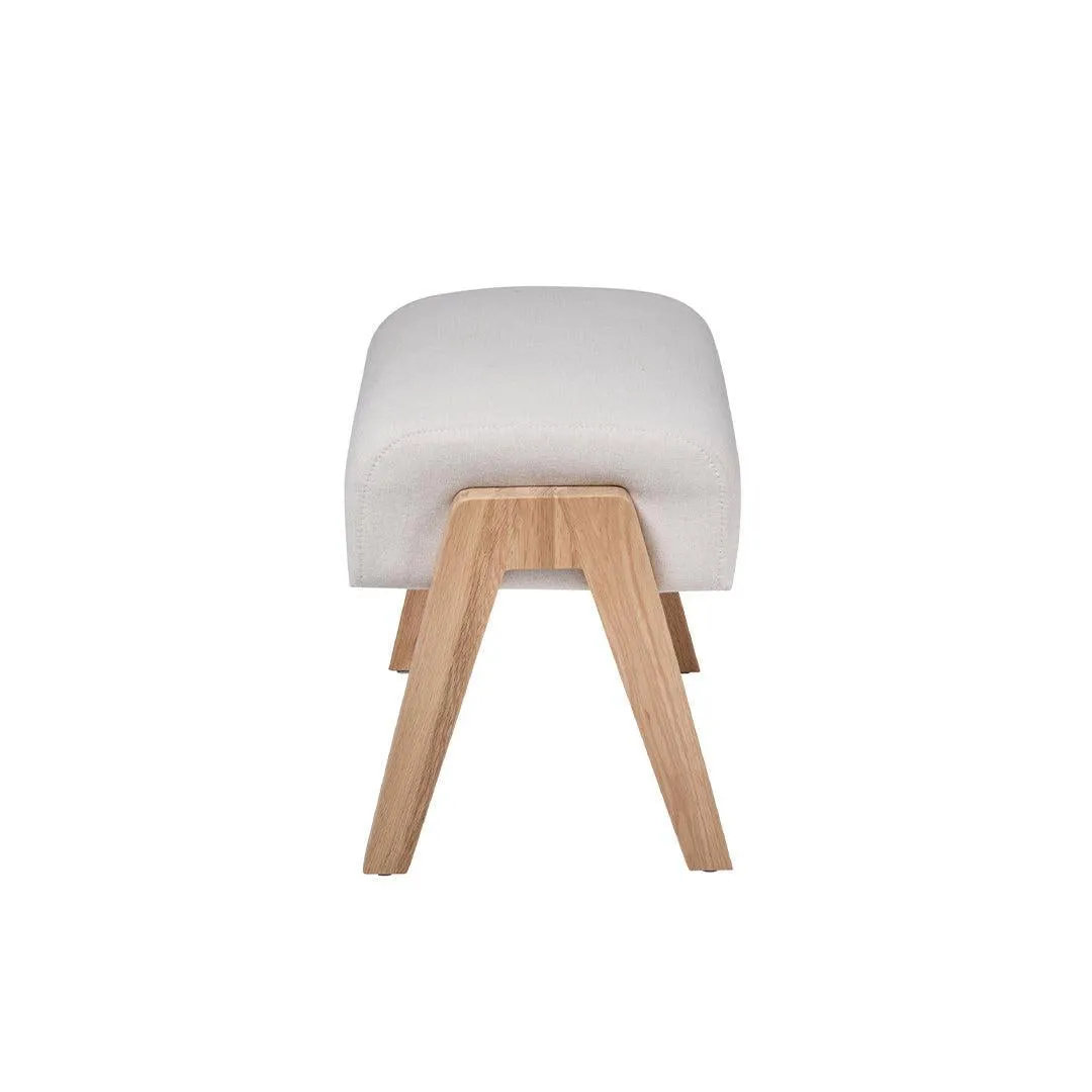 Gaia Baby Hera Footstool Natural Oak - Natural Oak / Barley