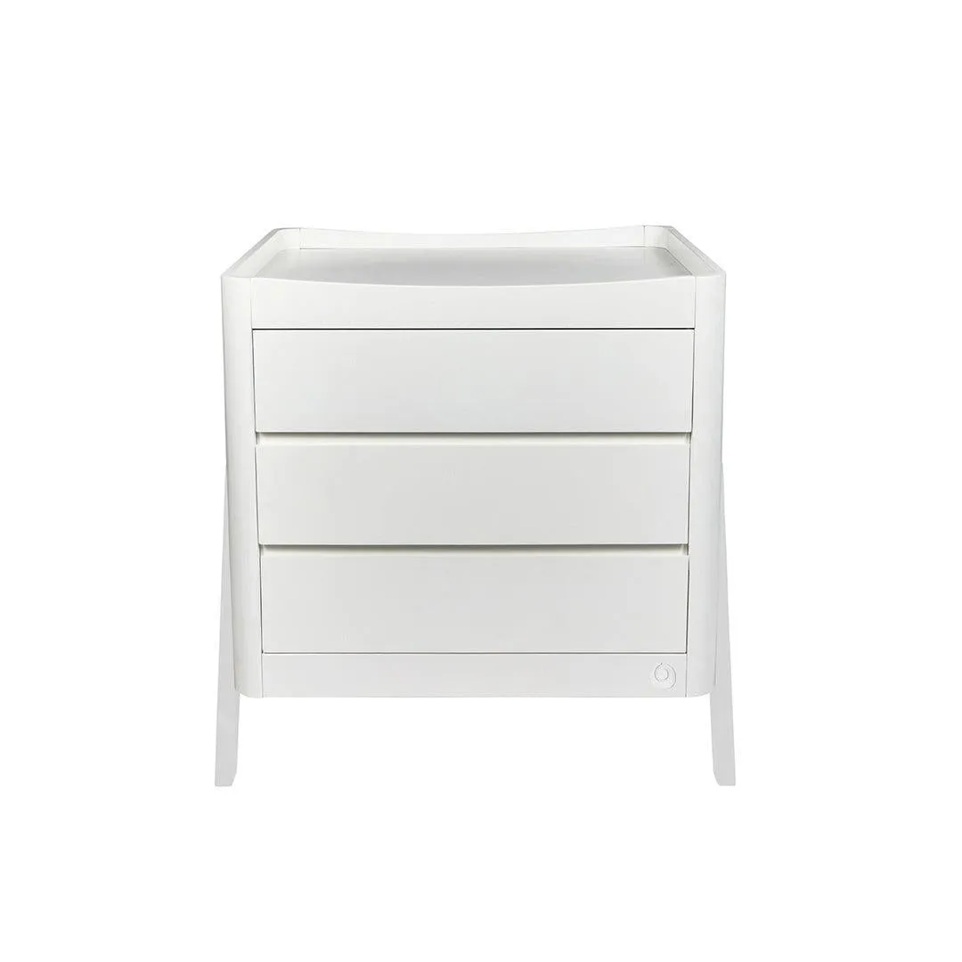 Gaia Baby Hera 'Studio Edit" Two Piece Set (Cot & Dresser) - White