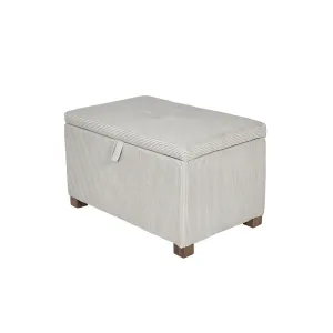Gaia Baby Serena Footstool  - Ecru Corduroy