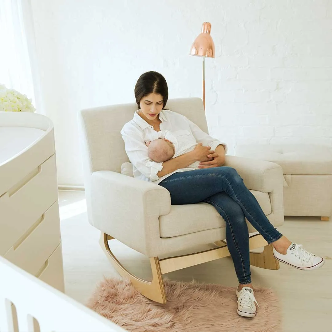Gaia Baby Serena Rocking Chair - Oat