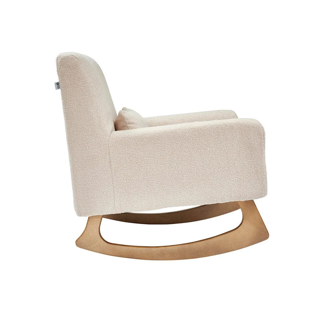 Gaia Baby Serena Rocking/Feeding Chair - Biscuit/Oak