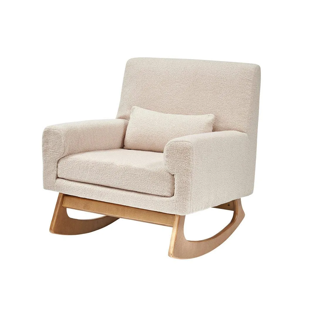 Gaia Baby Serena Rocking/Feeding Chair - Biscuit/Oak