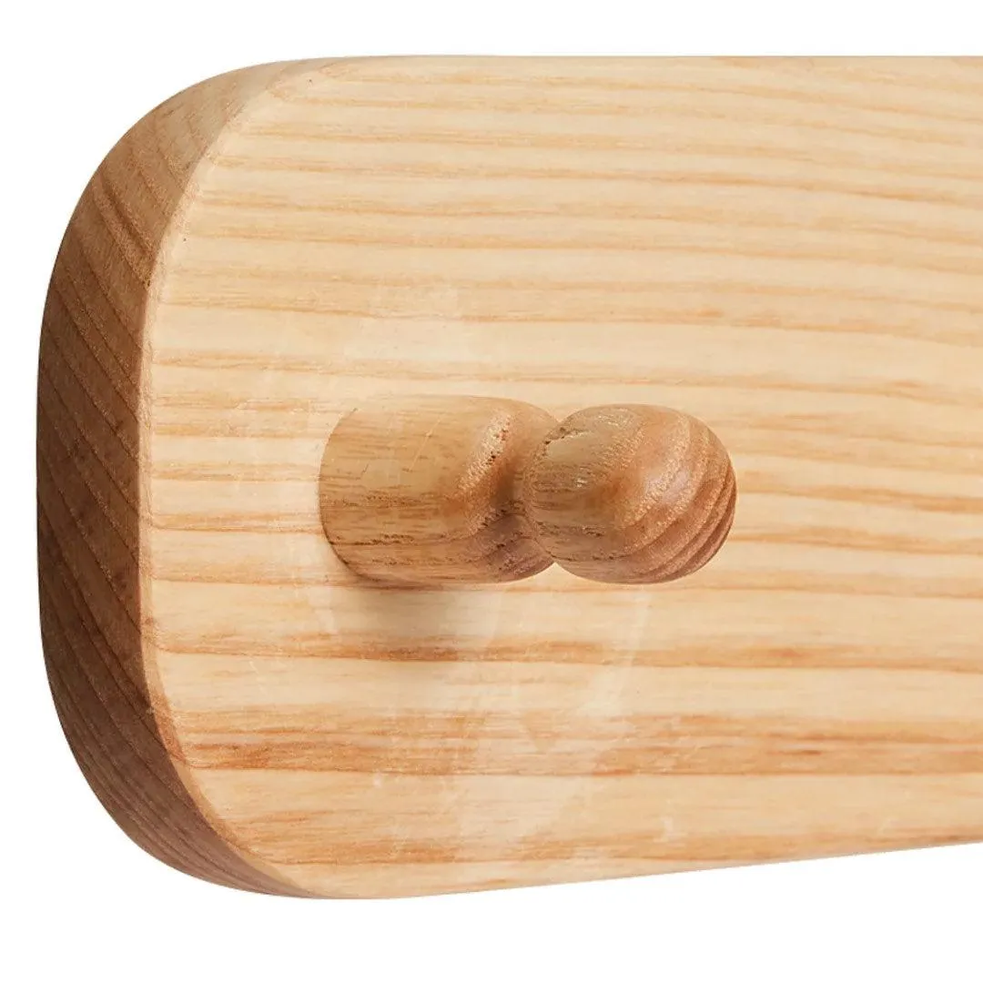Gaia Hera Changer Peg Rail - Natural