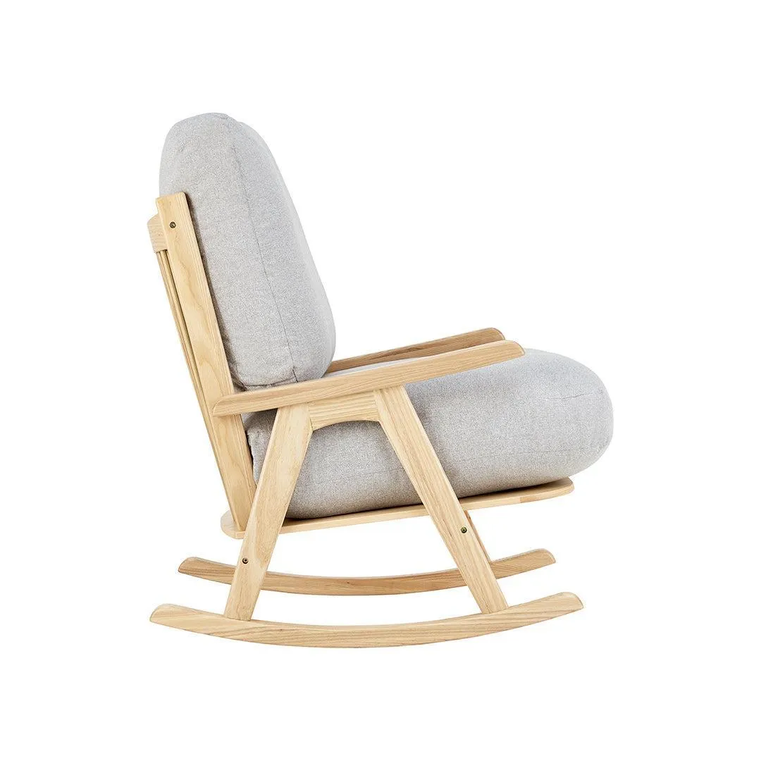 Gaia Hera Rocking Chair - Natural Oak   Dusk