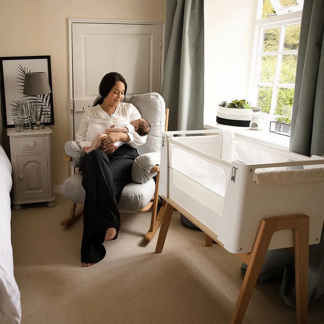 Gaia Hera Rocking Chair - Natural Oak   Dusk