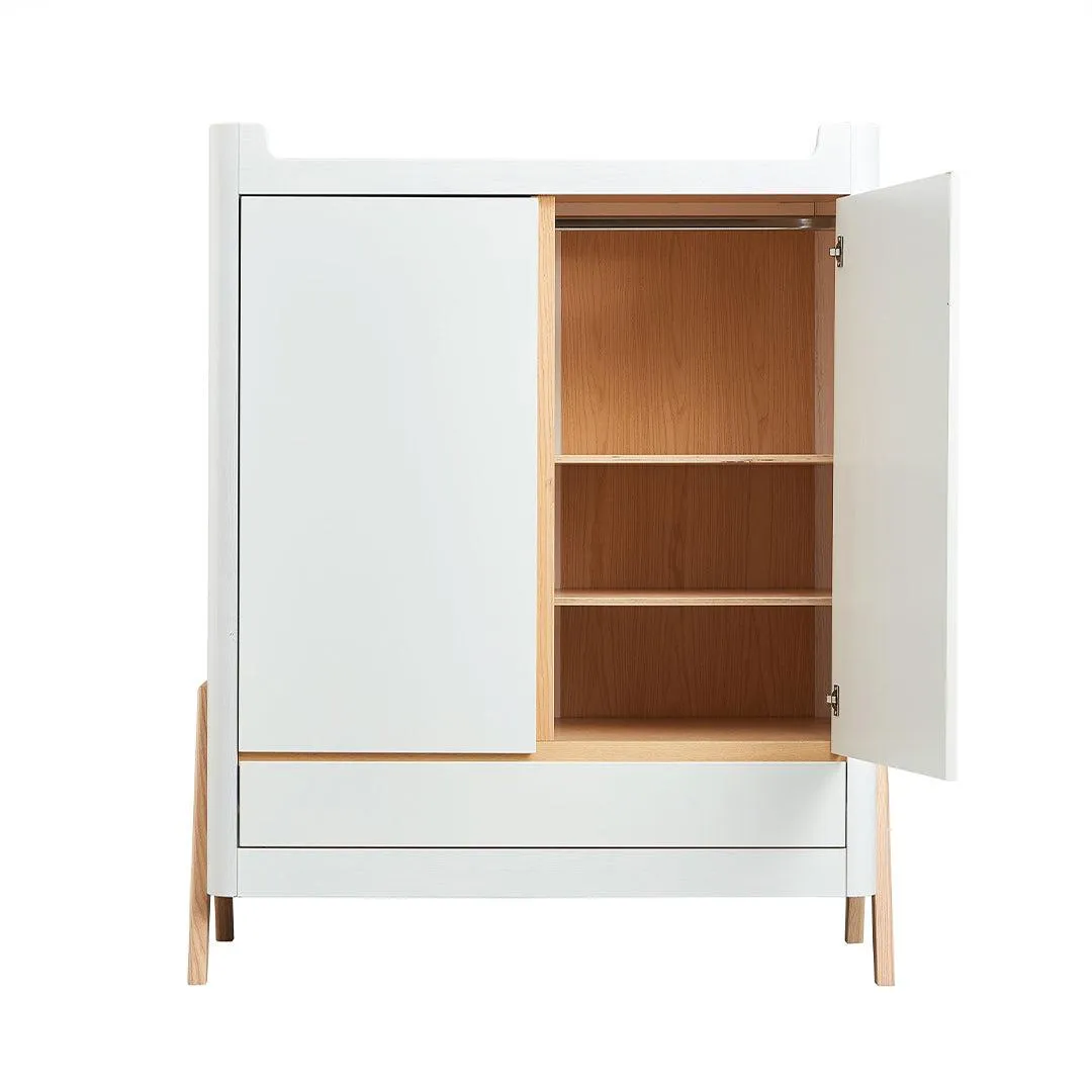 Gaia Hera Wardrobe - Scandi-White   Natural
