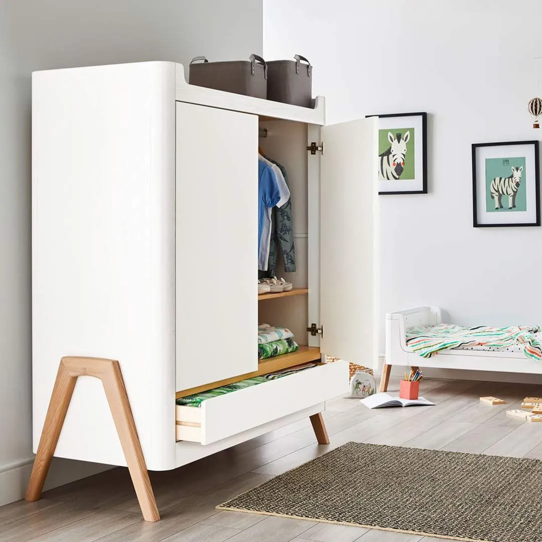 Gaia Hera Wardrobe - Scandi-White   Natural