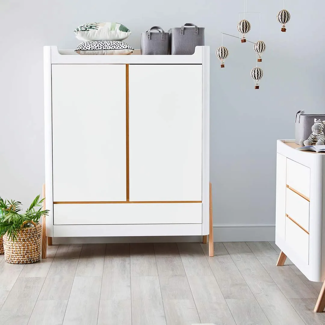 Gaia Hera Wardrobe - Scandi-White   Natural