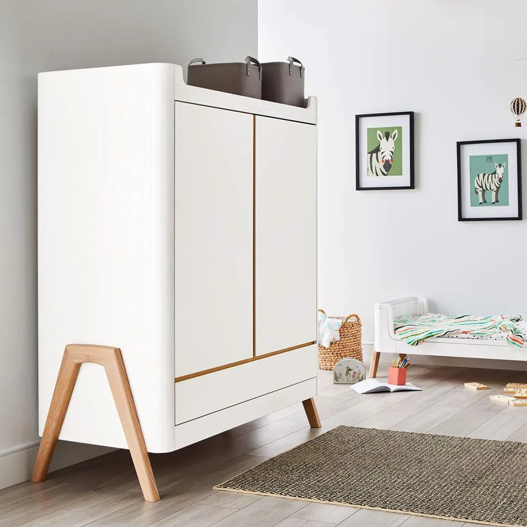 Gaia Hera Wardrobe - Scandi-White   Natural