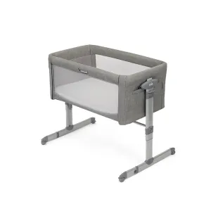 Joie Roomie Glide Side Sleeping Crib - Foggy Grey