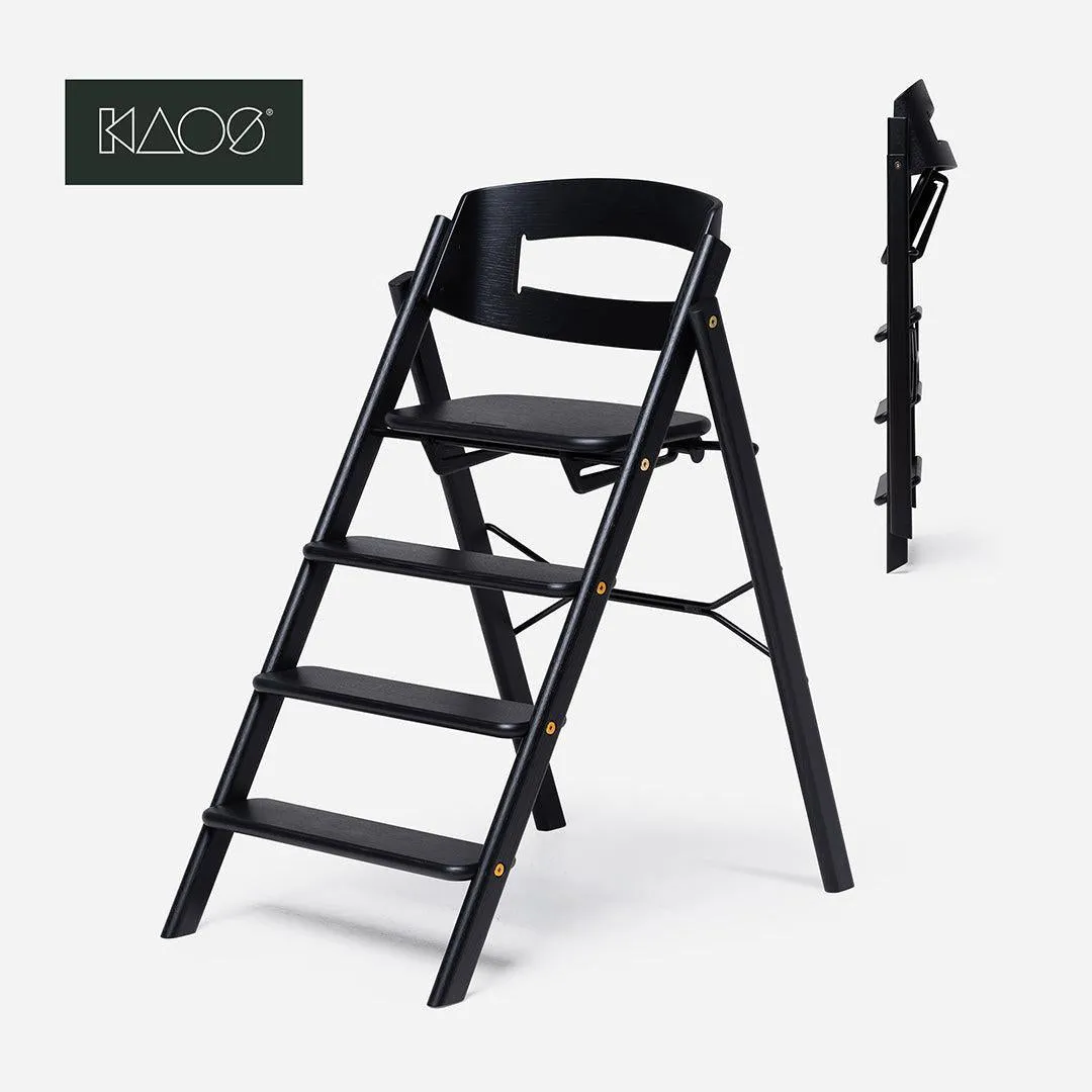 KAOS KLAPP Highchair - Oak - Black