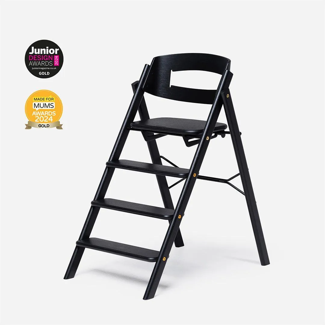 KAOS KLAPP Highchair - Oak - Black