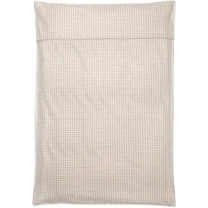 Lalaby Beige Gingham Classic Full Size Bedding