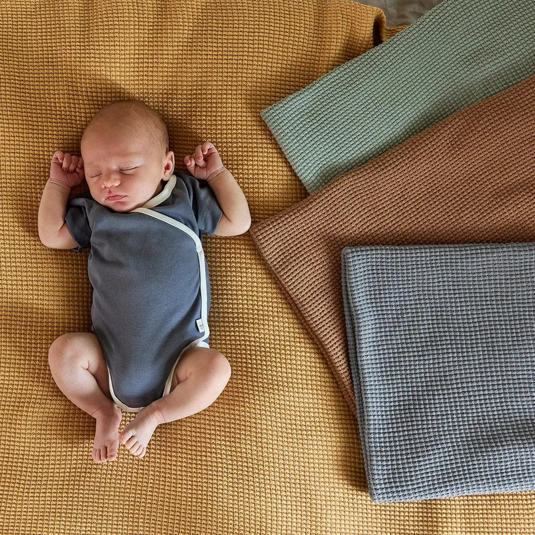 Lassig Knitted Blanket - Nubs - Light Blue