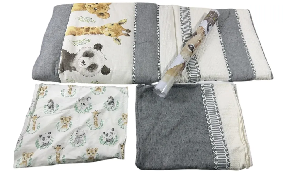 Levtex Baby Four Piece Crib Bedding Set, Mozambique