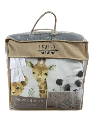 Levtex Baby Four Piece Crib Bedding Set, Mozambique