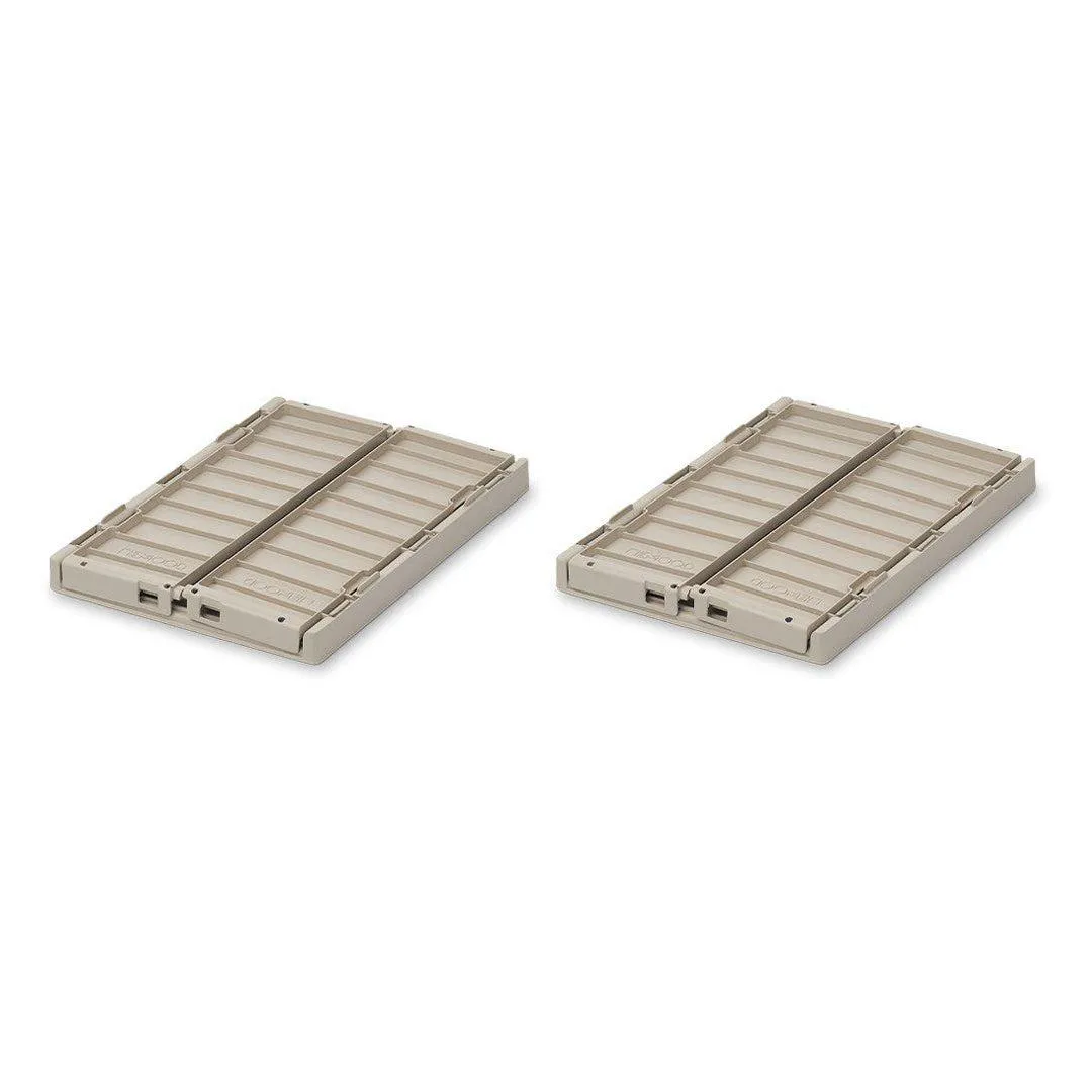 Liewood Weston Storage Boxes - Sandy - Medium - 2 Pack