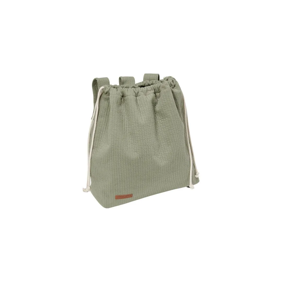 Little Dutch Playpen Toy Bag - Pure Olive