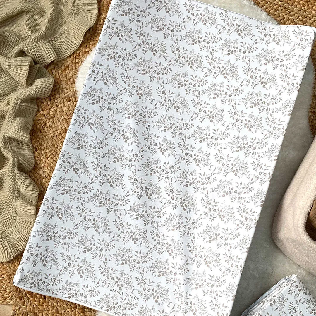 Mama Shack Anti Roll Changing Mat - Vintage Floral