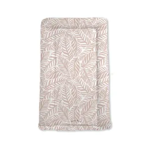 Mama Shack Changing Mat - Linear Leaf / Blush Pink