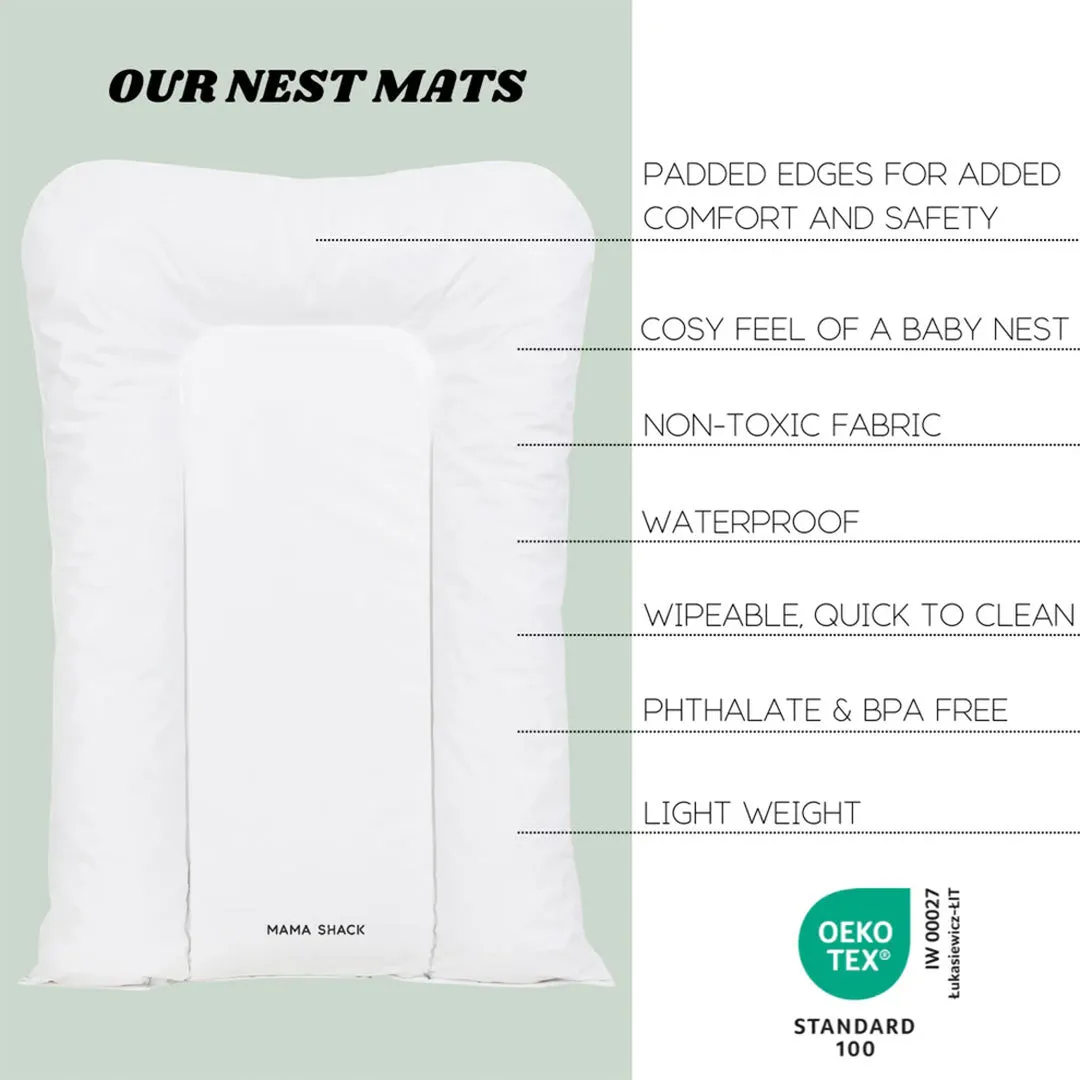 Mama Shack Nest Changing Mat - Candy Stripe - Sage